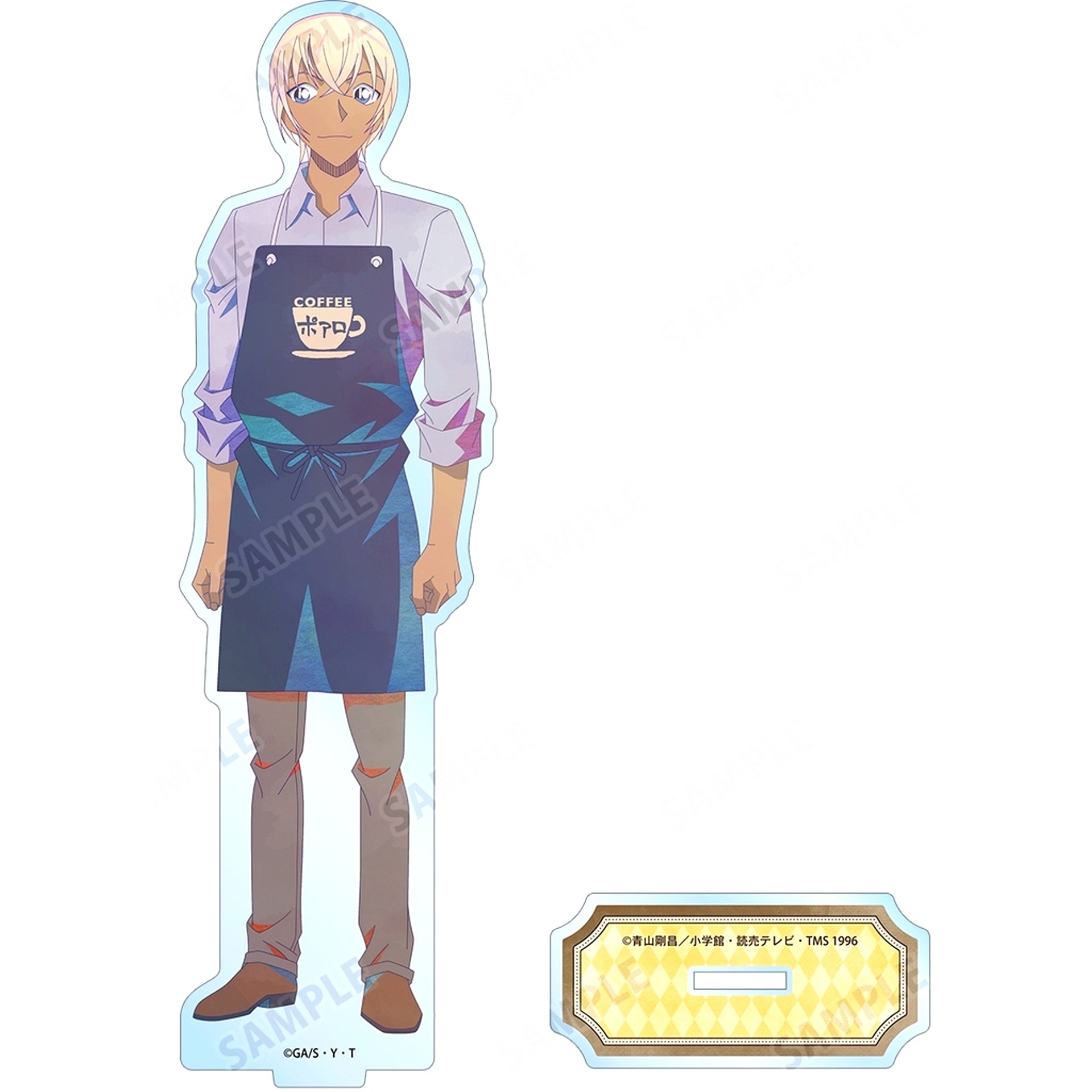 Toru Amuro Ani-Art 9th BIG Acrylic Stand Detective Conan [USED]