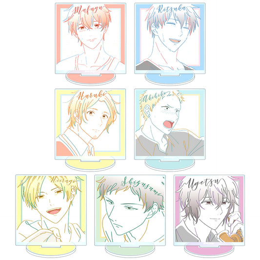 Set of 7 Given the Movie: To the Sea Trading lette-graph Acrylic Stand [USED]