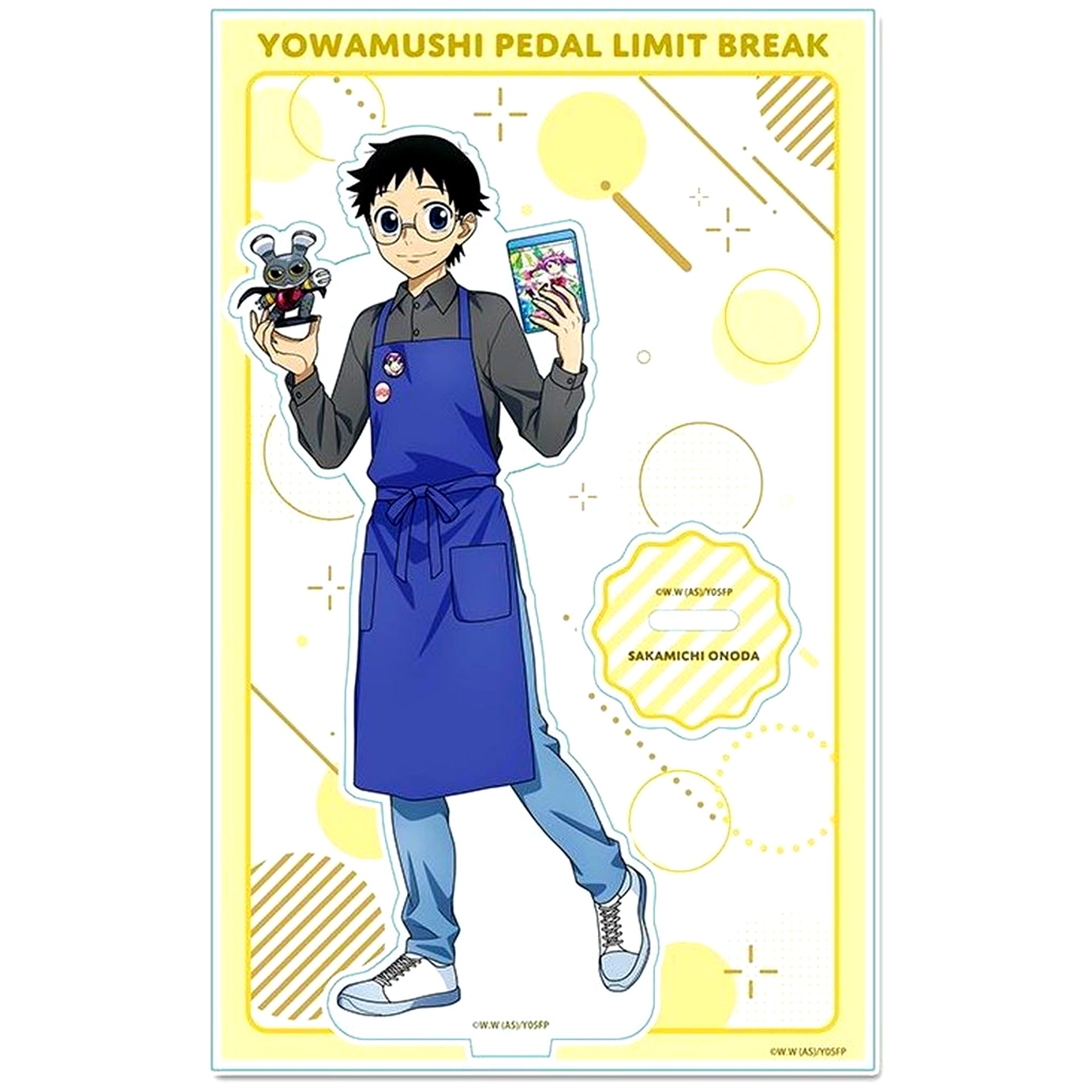 Sakamichi Onoda Illustration Acrylic Stand Work Challenge Ver. Yowamushi Pedal LIMIT BREAK [USED]
