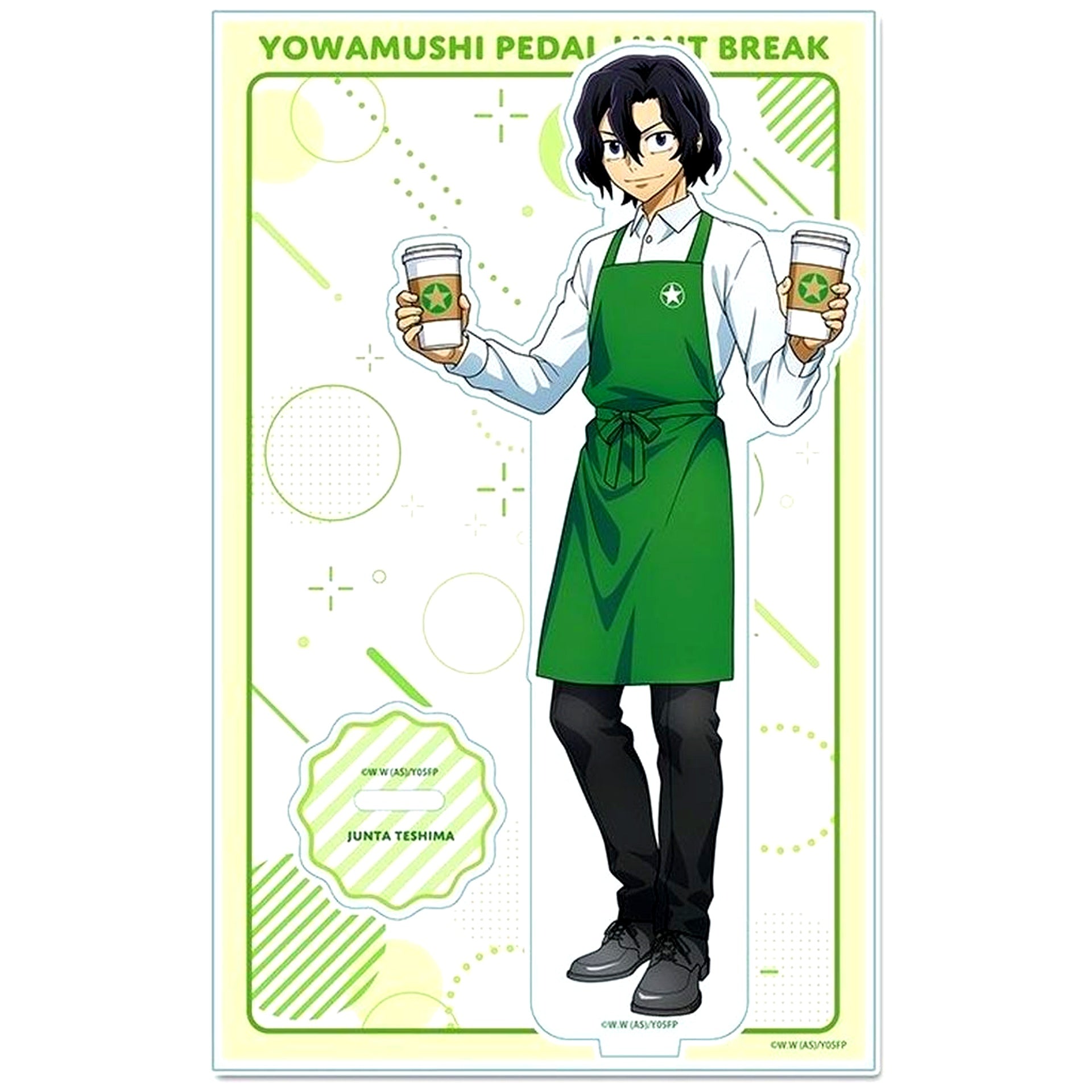 Junta Teshima Illustration Acrylic Stand Work Challenge Ver. Yowamushi Pedal LIMIT BREAK [USED]