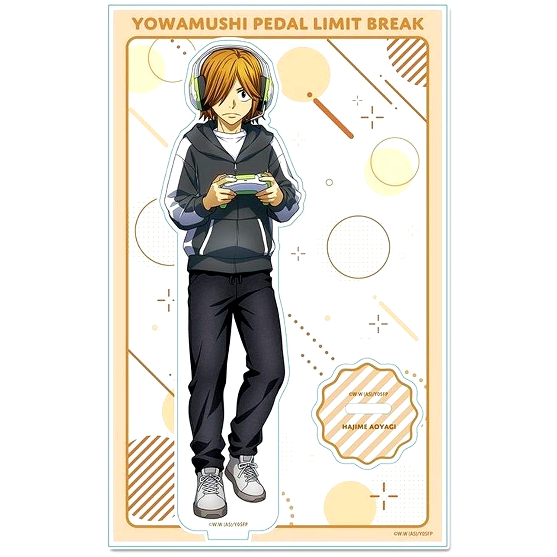 Hajime Aoyagi Illustration Acrylic Stand Work Challenge Ver. Yowamushi Pedal LIMIT BREAK [USED]