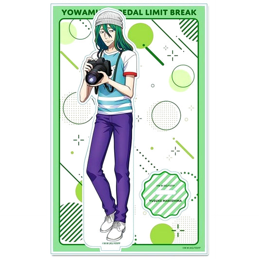 Yusuke Makishima Illustration Acrylic Stand Work Challenge Ver. Yowamushi Pedal LIMIT BREAK [USED]