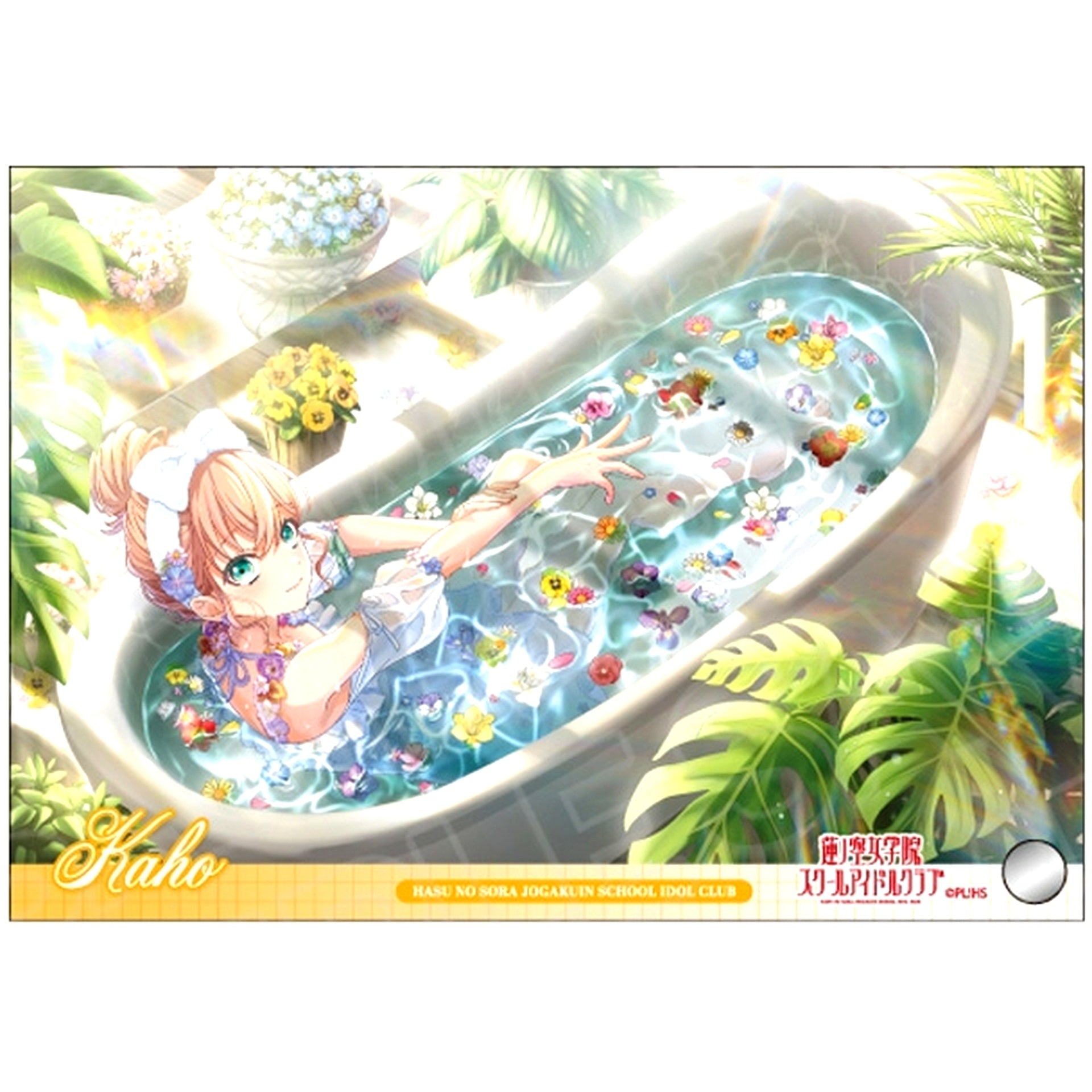 Kaho Hinoshita Her-bath-rium Ver. Mini Acrylic Art Love Live! Hasunosora Girls' High School Idol Club [USED]