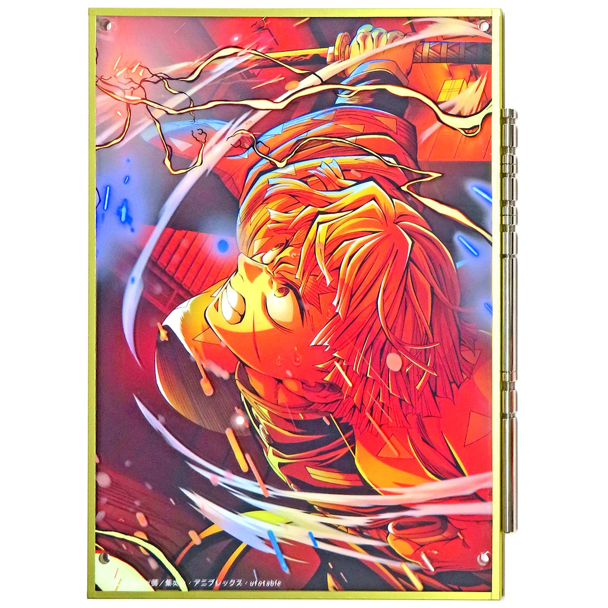 Zenitsu Agatsuma Big Layered Acrylic Panel Demon Slayer The Movie Infinity Castle Chapter 1 Akaza Returns 5th Key Visual Webshop Kuji Zenitsu vs Kaigaku A Prize [USED]