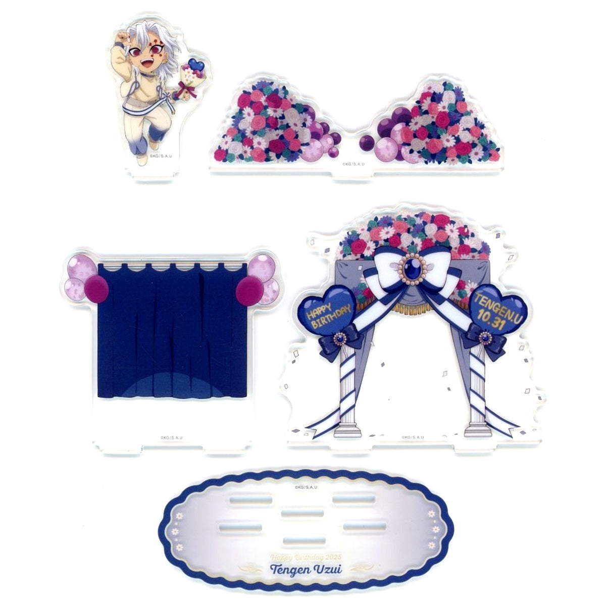 Tengen Uzui Diorama Acrylic Stand Demon Slayer: Kimetsu no Yaiba x ufotable Cafe x Machi Asobi Cafe Tengen Uzui Birthday Festival 2025 [USED]