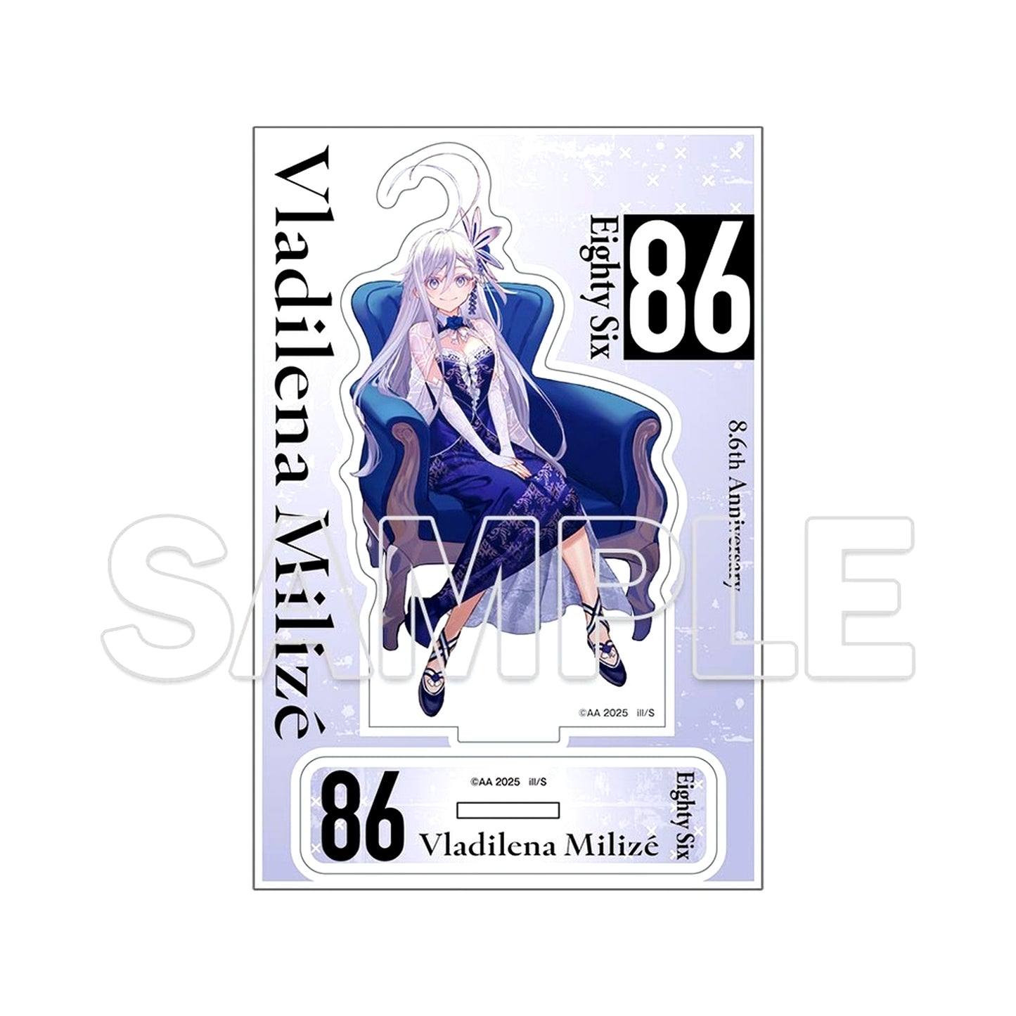 Vladilena Milize Dengeki Bunko 86 Eighty-Six Original 8.6th Anniversary Only Shop Acrylic Figure [USED]