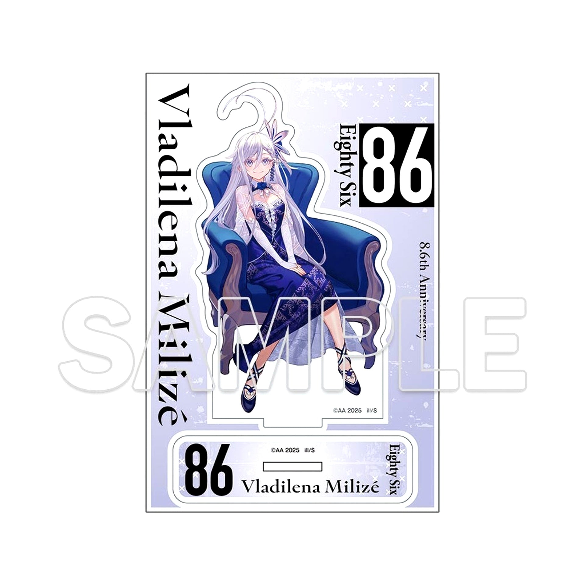 Vladilena Milize Dengeki Bunko 86 Eighty-Six Original 8.6th Anniversary Only Shop Acrylic Figure [USED]