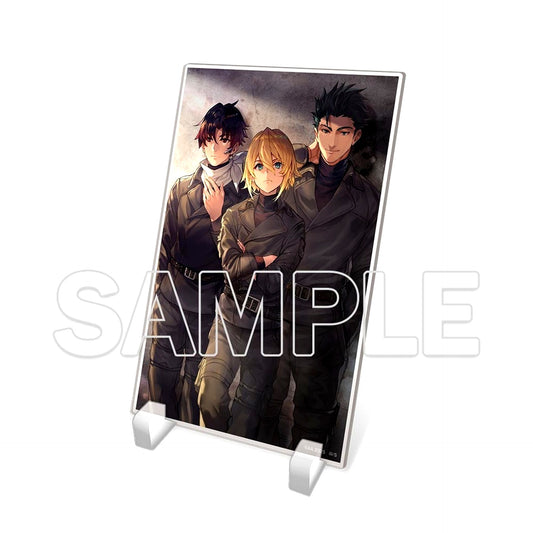 Shin & Raiden & Theo Dengeki Bunko 86 Eighty-Six Original 8.6th Anniversary Only Shop Acrylic Plate [USED]