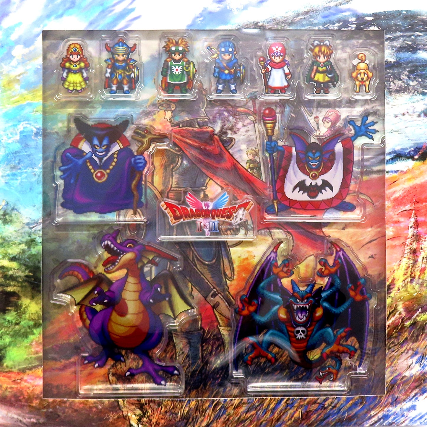 All Characters Character & Monster Acrylic Block Complete Set Single Item PS5 Switch Switch2 Software Dragon Quest I & II Character Complete Set Bundle Bonus Square Enix e-STORE Lawson Loppi HMV Limited [USED]