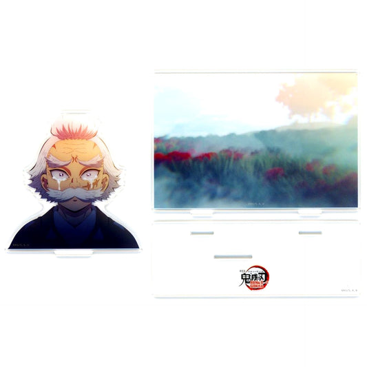 Jigoro Kuwajima 3rd Term Scene As-Is Acrylic Stand Demon Slayer: Kimetsu no Yaiba the Movie Infinity Castle Arc Chapter 1 Akaza Returns x ufotable Cafe x Machi Asobi CAFE The Decisive Battle Begins - 3rd Term - Zenitsu vs Kaigaku Battles in Various Places
