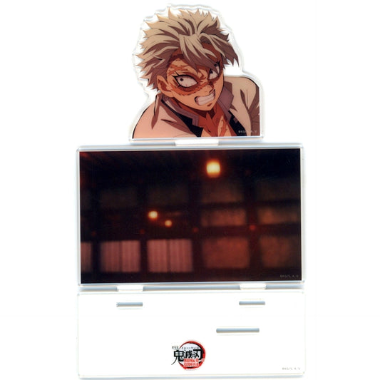 Sanemi Shinazugawa 3rd Term Scene Shot Acrylic Stand Demon Slayer: Kimetsu no Yaiba the Movie: Infinity Castle Chapter 1 Akaza Returns x ufotable Cafe x Machi Asobi CAFE Cutting the Cover of the Decisive Battle 3rd Term Zenitsu vs Kaigaku Battles in Vario