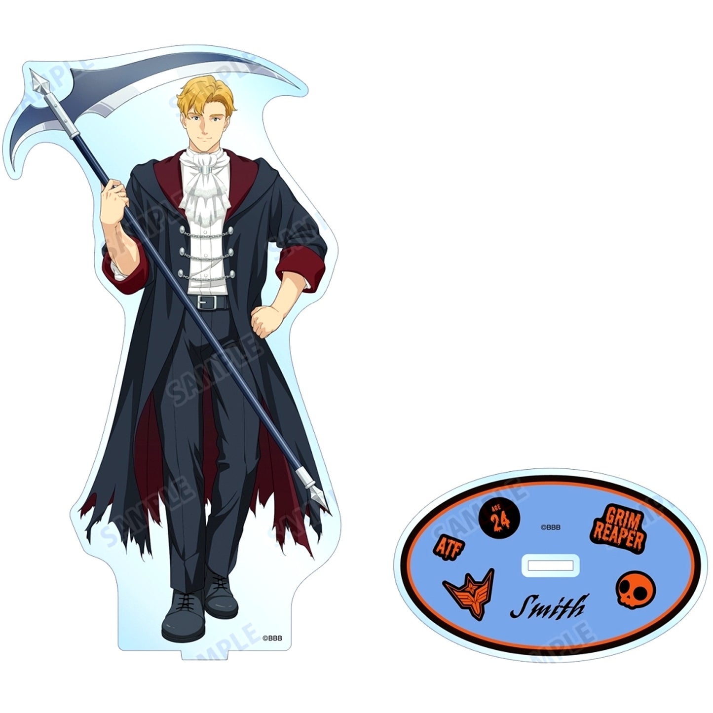 Lewis Smith Illustration Grim Reaper Ver. Extra Large Acrylic Stand Brave Bang Bravern! [USED]