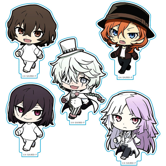 Set of 5 Tsuiteku Acrylic Stand Collection Vol. 2 Bungo Stray Dogs [USED]