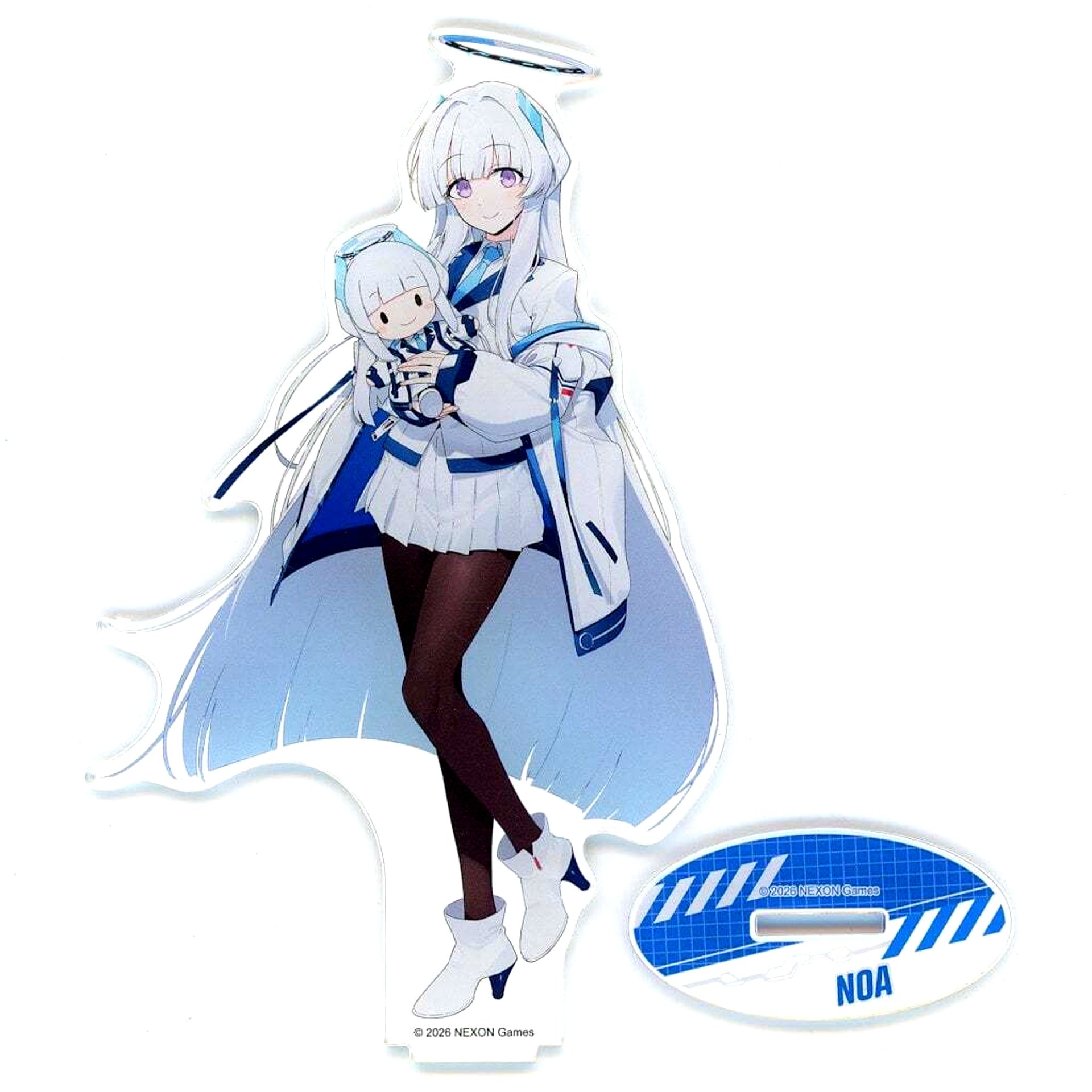 Noa Ushio C-2 Prize Fuwapuchi Acrylic Stand Sega Lucky Kuji Online Blue Archive Vol.1 [USED]