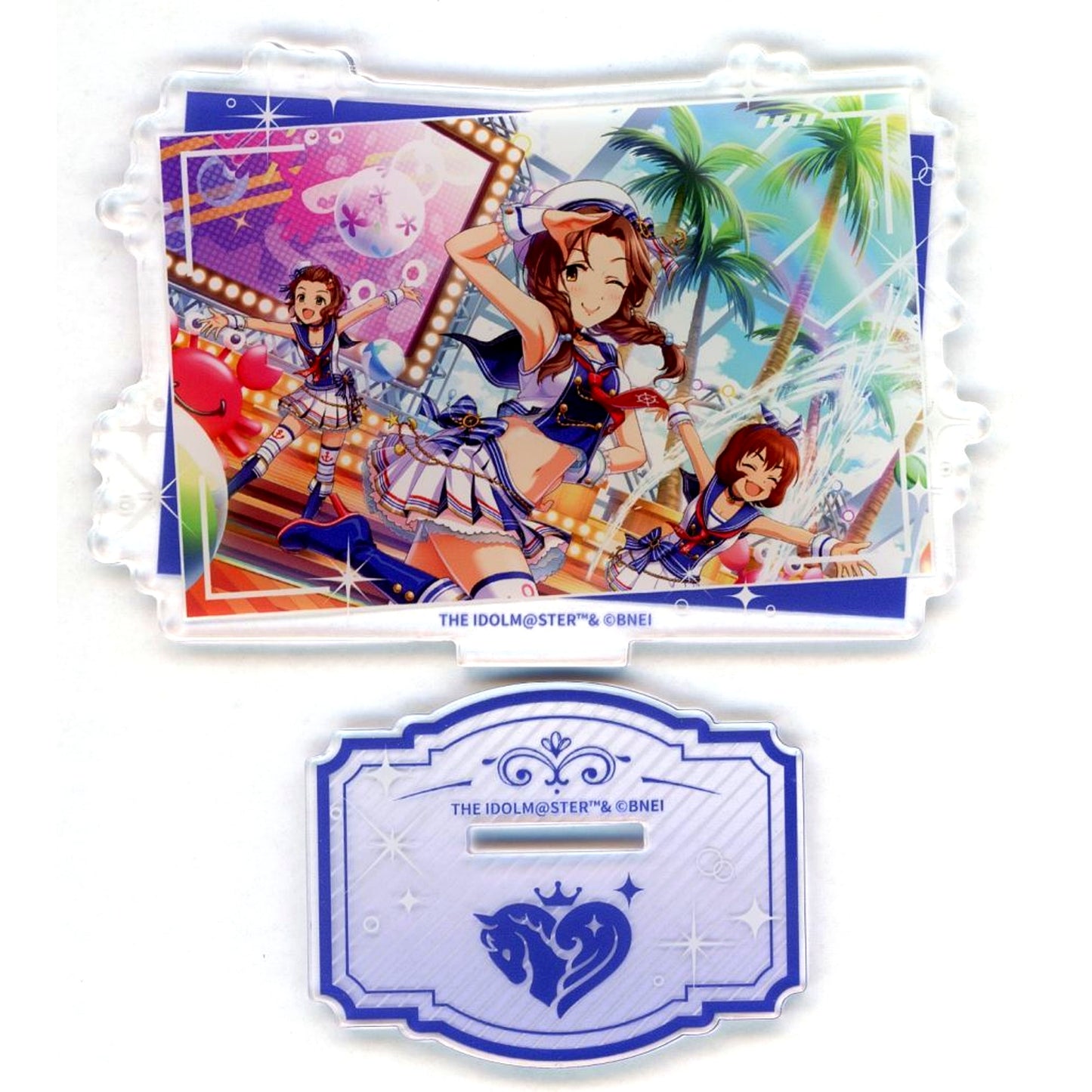 Mizuki Kawashima Summercani!! + C-4 Prize The Idolmaster Cinderella Girls Kotobukiya Kuji stage05 Acrylic Stand [USED]