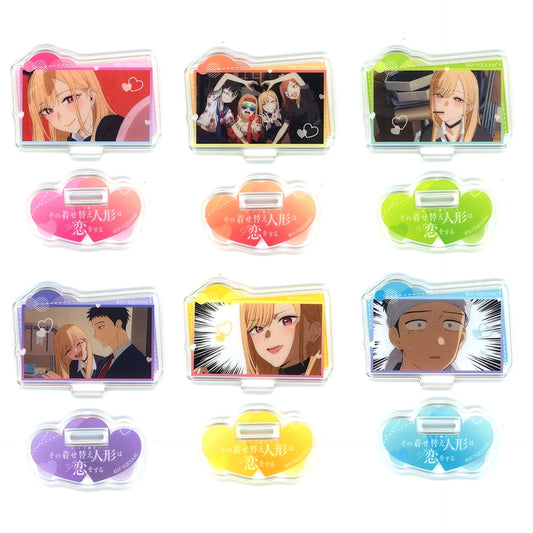 Set of 6 E Prize Mini Acrylic Stand Aniplex Kuji My Dress-Up Darling [USED]