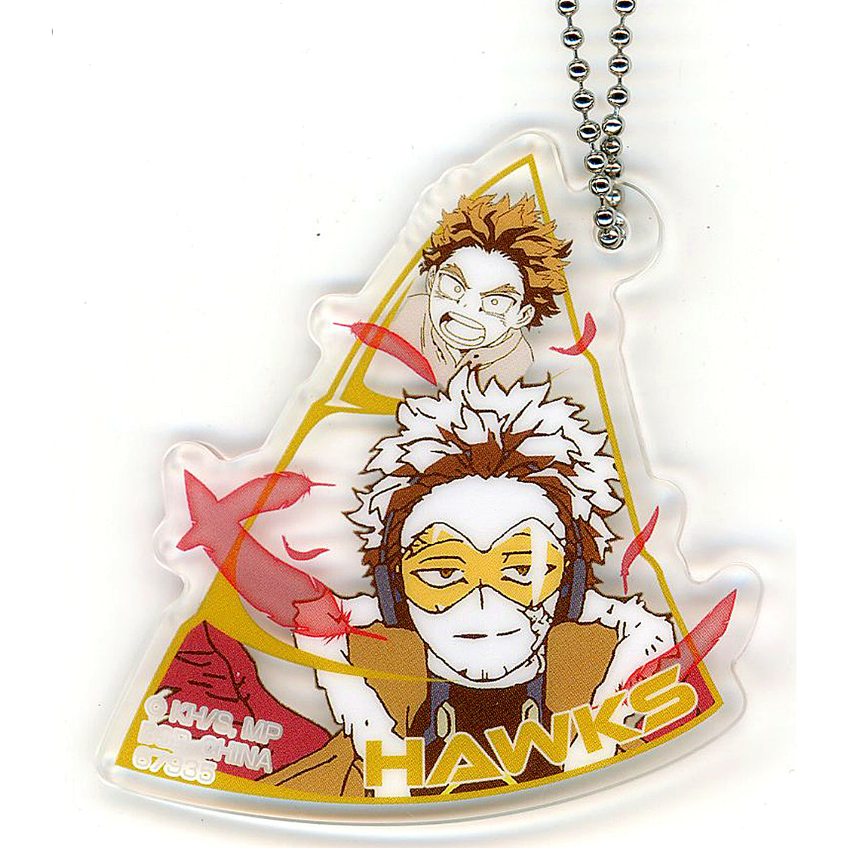 Hawks Eri's Horn Shaped Acrylic Charm Ichiban Kuji My Hero Academia - Go Beyond Prize I [USED]