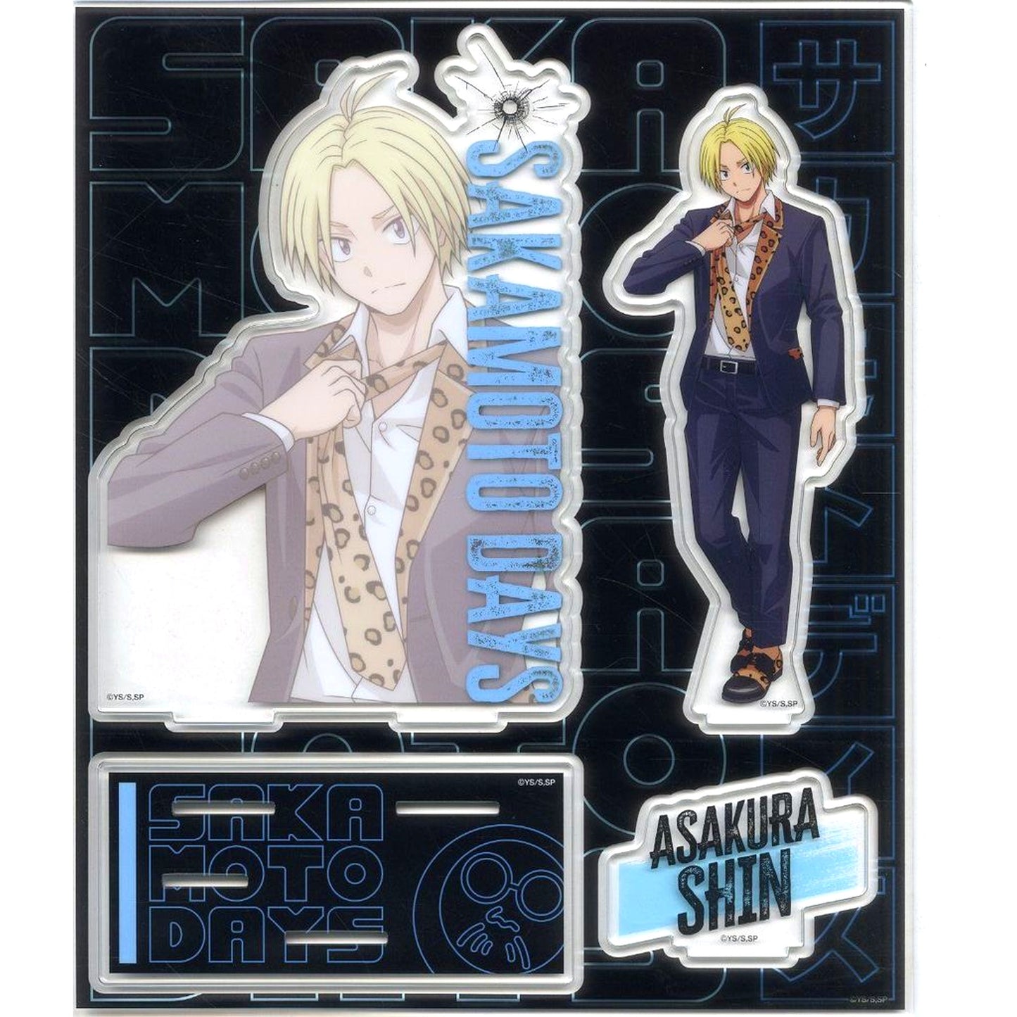 Shin Asakura Sakamoto Days Diorama Acrylic Stand DMM Kuji Wild Style Prize A [USED]