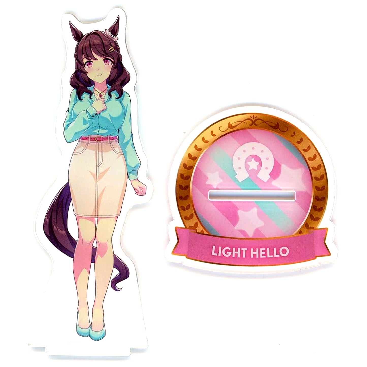 Light Hello Uma Musume Pretty Derby Official Acrylic Stand [USED]
