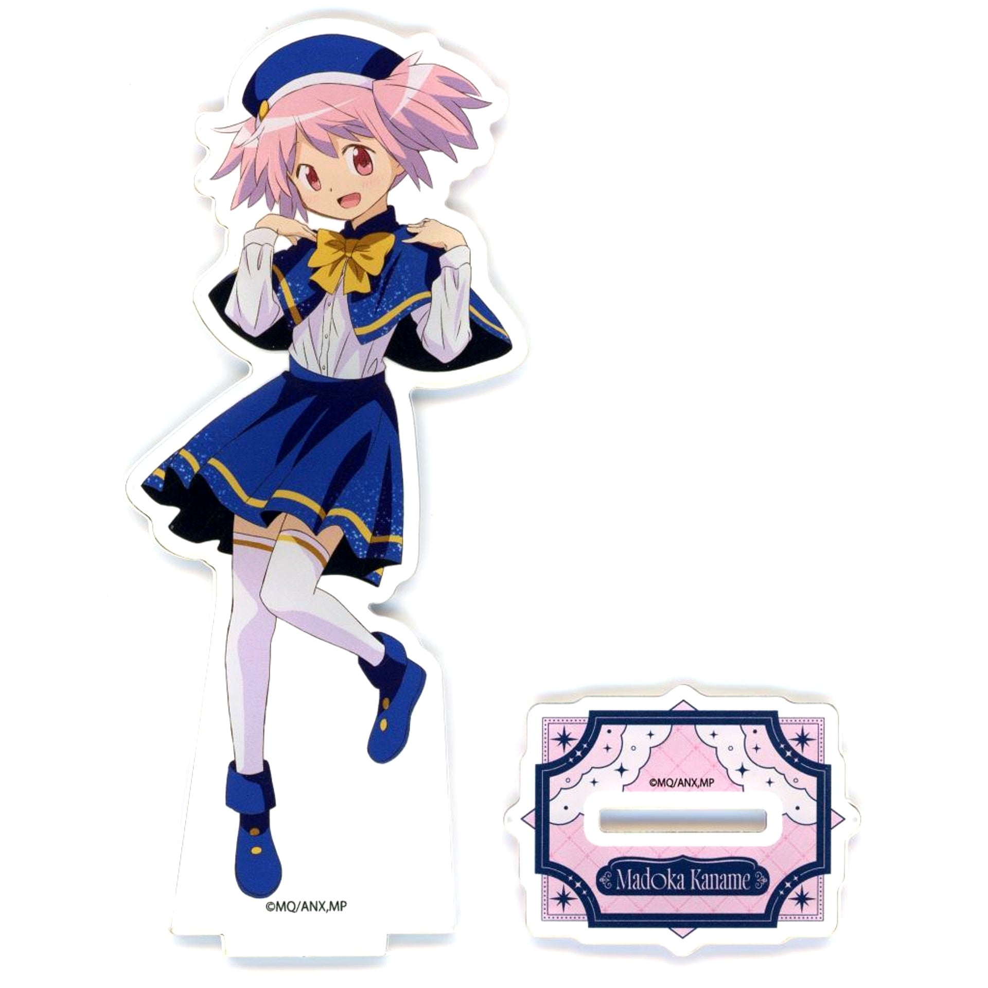 Madoka Kaname Puella Magi Madoka Magica The Movie Rebellion x Karaoke Manekineko Acrylic Stand [USED]