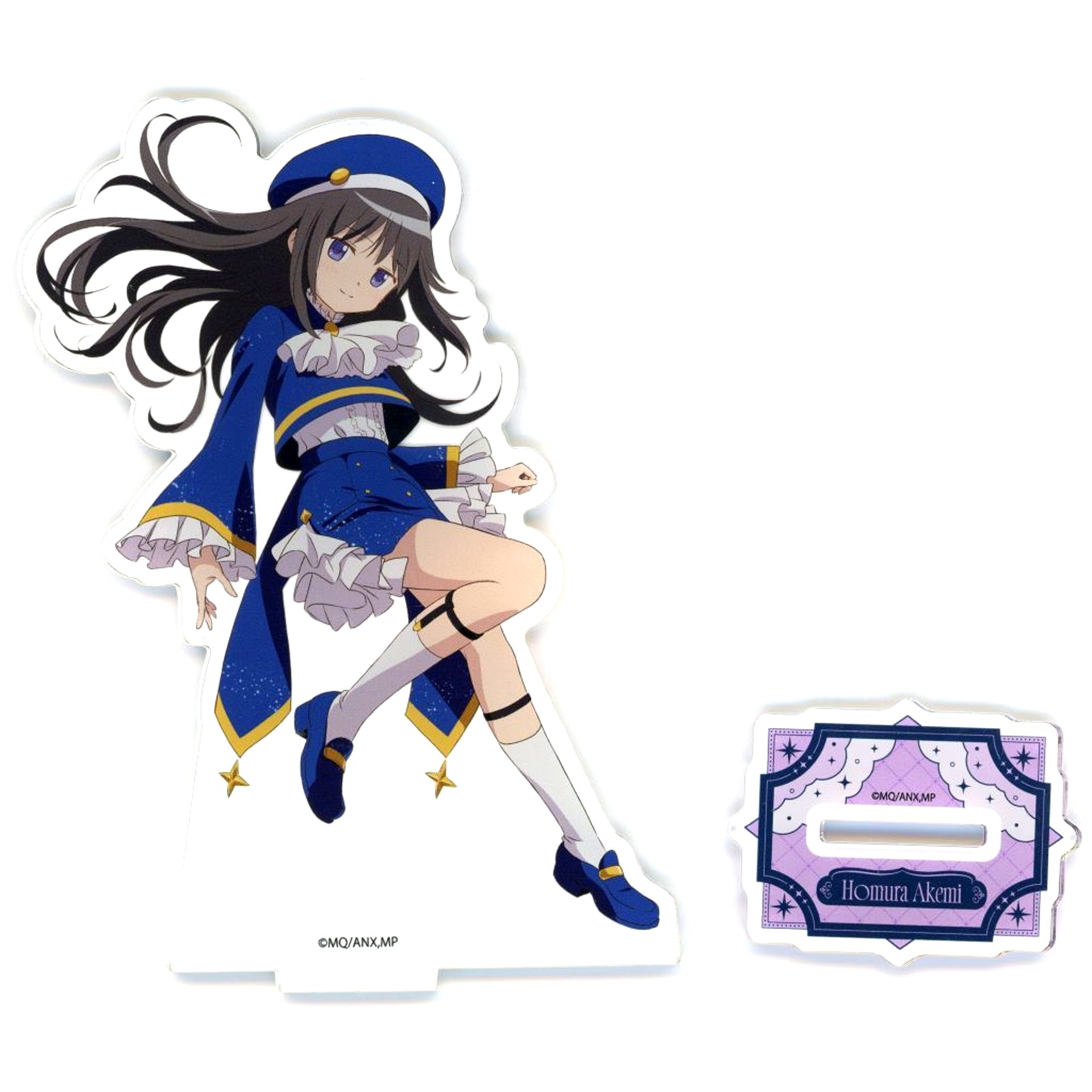 Homura Akemi Puella Magi Madoka Magica the Movie Rebellion x Karaoke Manekineko Acrylic Stand [USED]