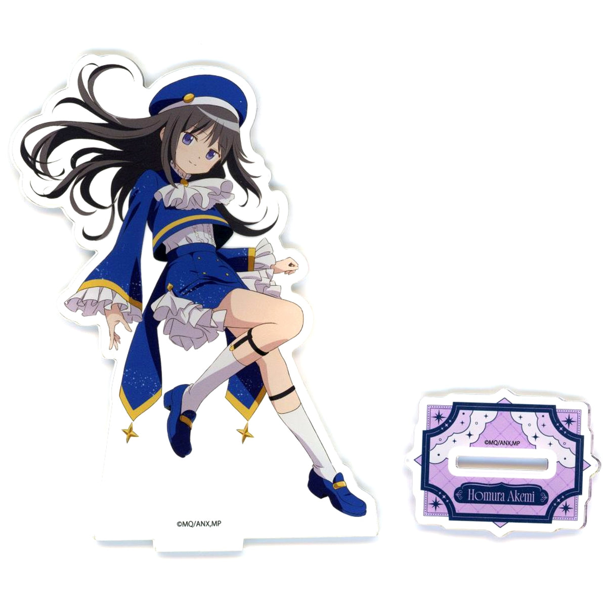 Homura Akemi Puella Magi Madoka Magica the Movie Rebellion x Karaoke Manekineko Acrylic Stand [USED]