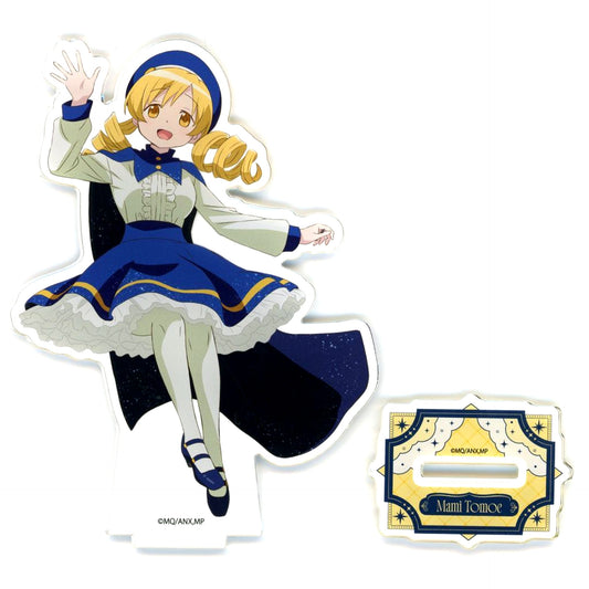 Mami Tomoe Karaoke Manekineko x Puella Magi Madoka Magica the Movie Rebellion Acrylic Stand [USED]