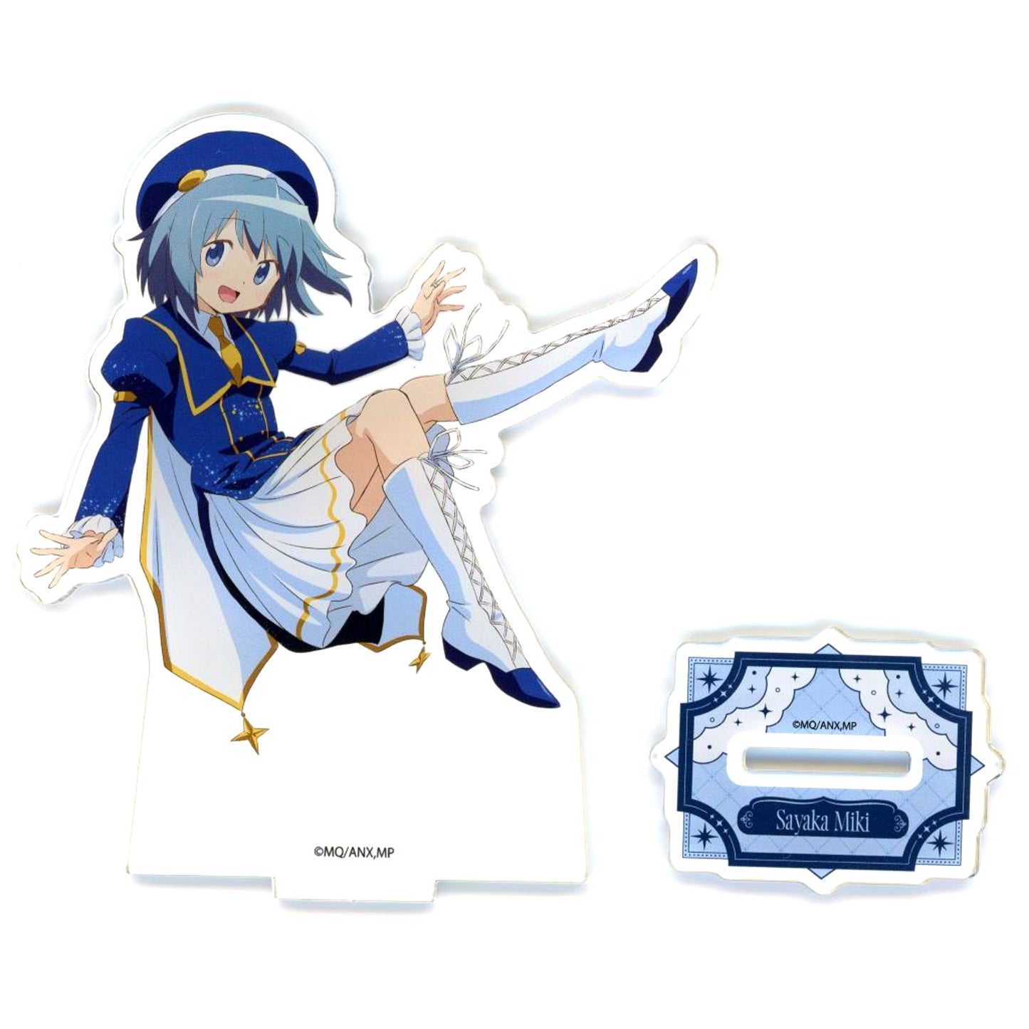 Sayaka Miki Karaoke Manekineko x Puella Magi Madoka Magica the Movie Rebellion Acrylic Stand [USED]