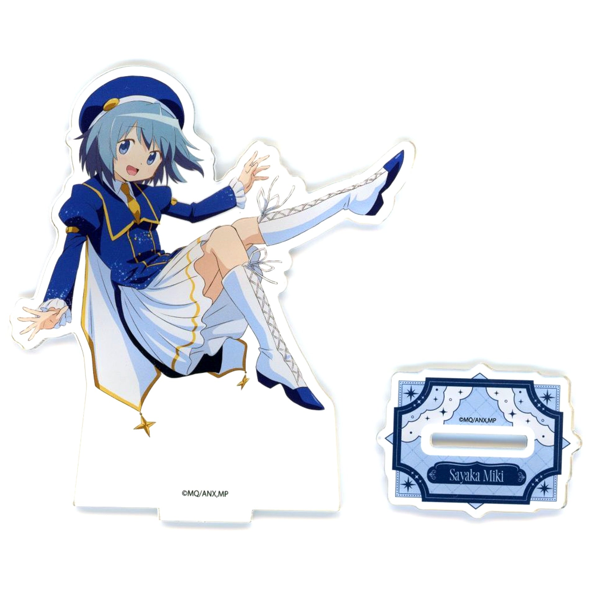 Sayaka Miki Karaoke Manekineko x Puella Magi Madoka Magica the Movie Rebellion Acrylic Stand [USED]