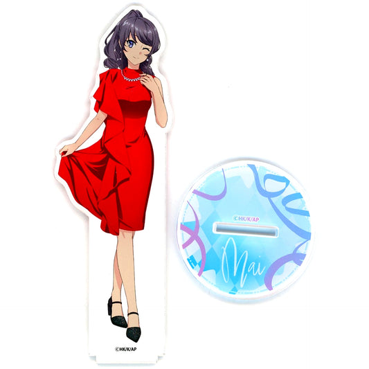 Mai Sakurajima Acrylic Stand Rascal Does Not Dream of Santa Claus Bic Camera Animega x Sofmap POP-UP SHOP [USED]