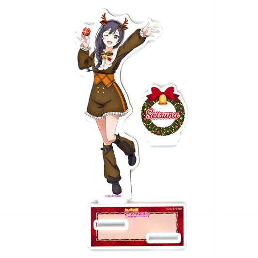 Setsuna Yuki Acrylic Figure Reindeer Outfit Ver. Aquacity Odaiba x Love Live! Nijigasaki High School Idol Club Tokimeki Winter Festival [USED]