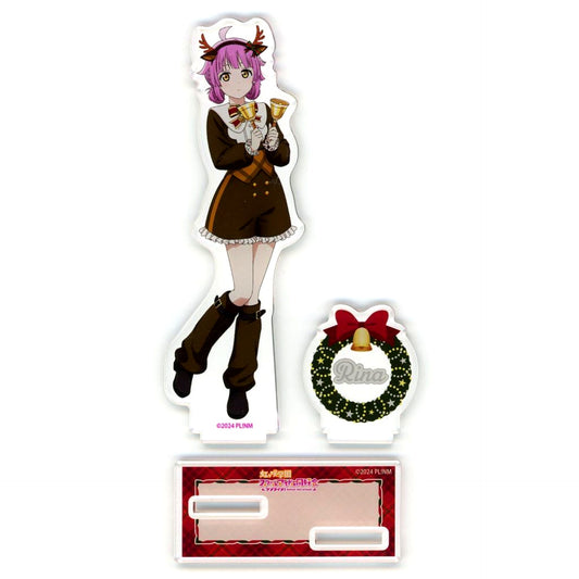 Rina Tennoji Acrylic Figure Reindeer Outfit Ver. Aquacity Odaiba x Love Live! Nijigasaki High School Idol Club Tokimeki Winter Festival [USED]