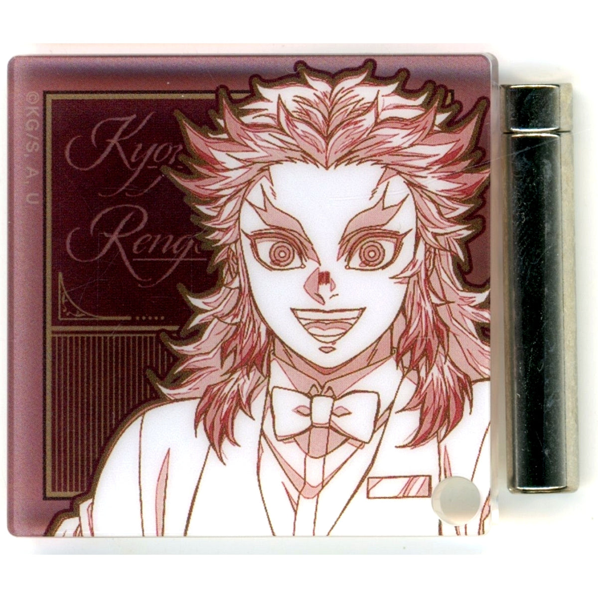 Kyojuro Rengoku Bust Up Demon Slayer x ufotable MOCKTAIL BAR GINZA COLLECTION LOTTO Kyojuro Rengoku Volume 2 Mini Acrylic Panel [USED]