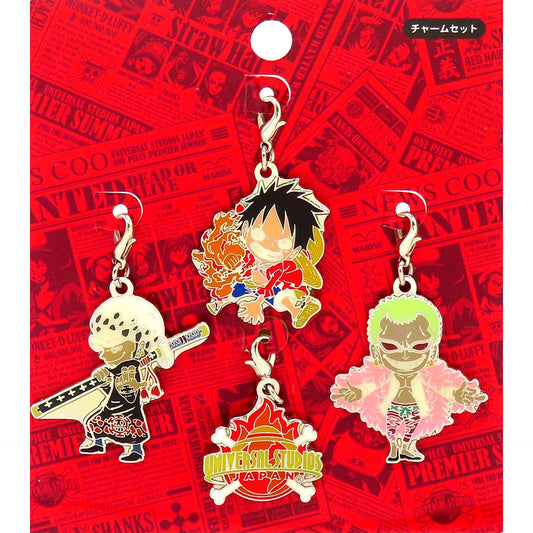 Luffy Doflamingo Law Logo One Piece Premium Summer Charm Set USJ Limited [USED]