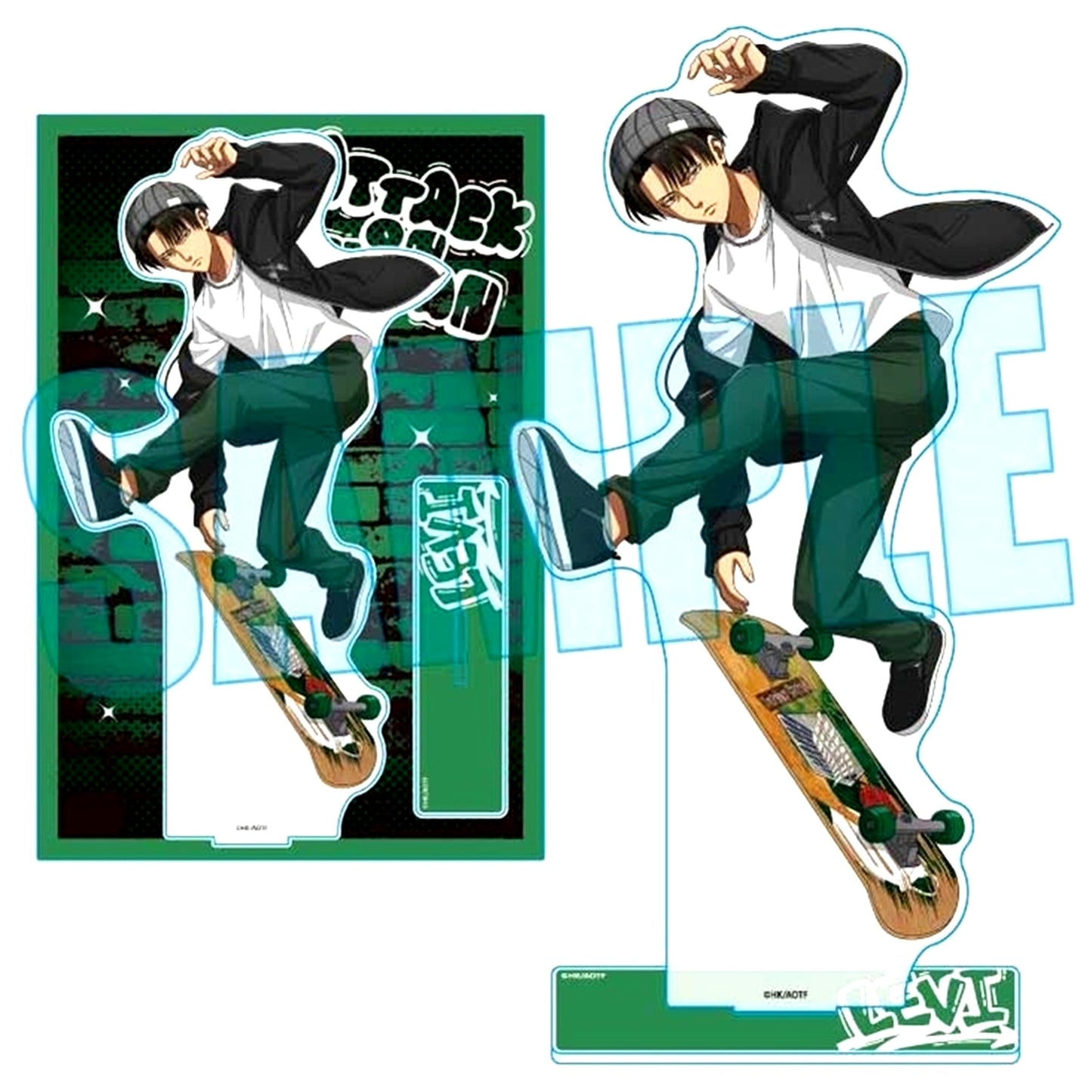 Levi Skater Version Attack on Titan MEGA Acrylic Stand [USED]