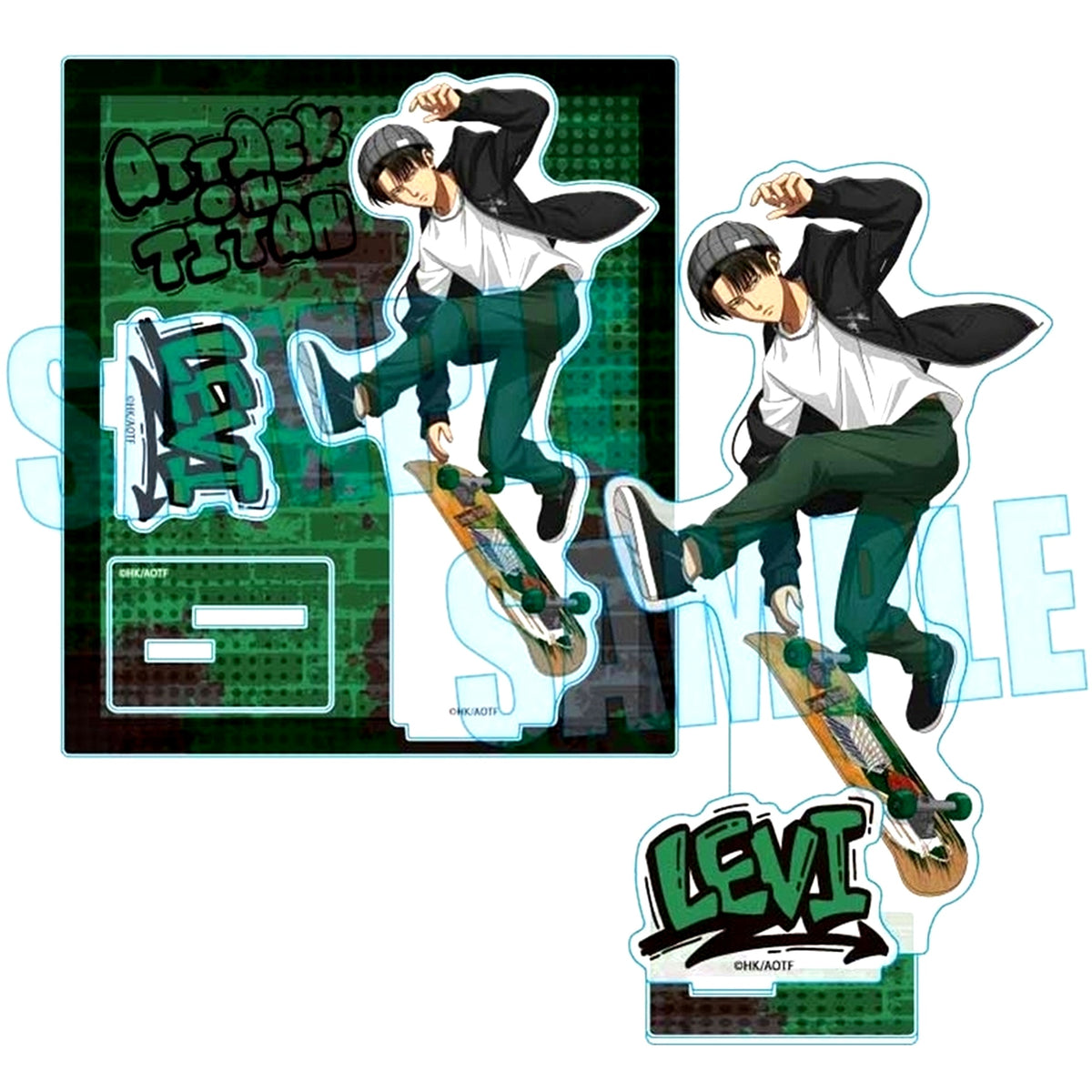 Levi Skater Ver. Attack on Titan Acrylic Stand [USED]