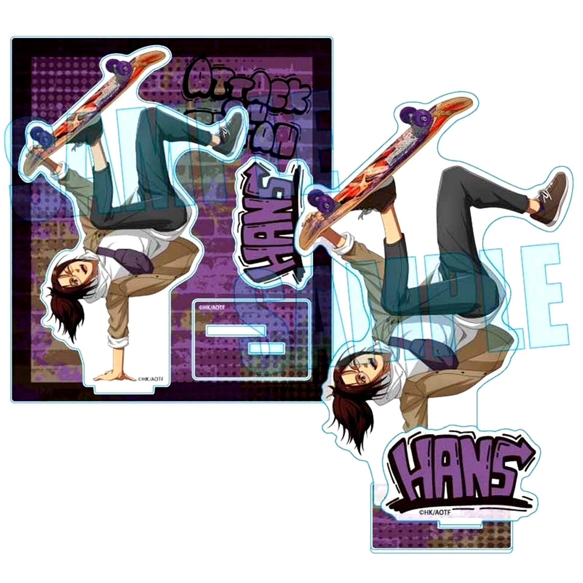 Hange Zoe Skater Version Attack on Titan Acrylic Stand [USED]