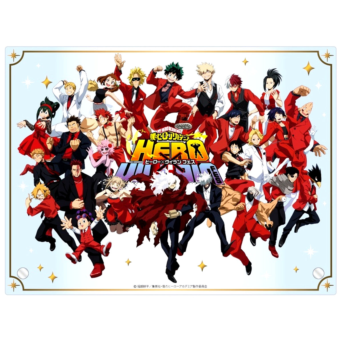 My Hero Academia Complete Visual Acrylic Panel Hero x Villain Fes. Pop Up Shop presented by TOHO animation [USED]