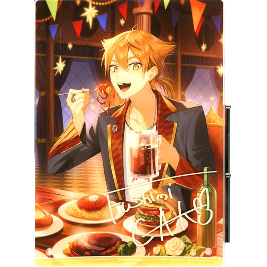 Fushimi Gaku B5 Acrylic Panel Foil Replica Autograph Virtual YouTuber Nijisanji Birthday 2025 [USED]