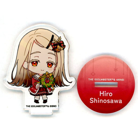 Hiro Shinosawa Santa Trading Deformed Acrylic Stand A Gakuen Idolmaster fete de Noel POP UP STORE [USED]