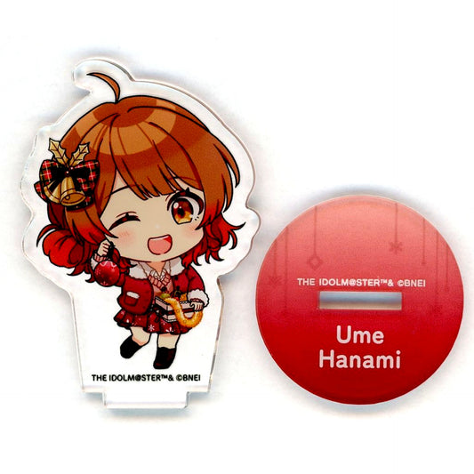 Ume Hanami Santa Trading Deformed Acrylic Stand A Gakuen Idolmaster fete de Noel POP UP STORE [USED]