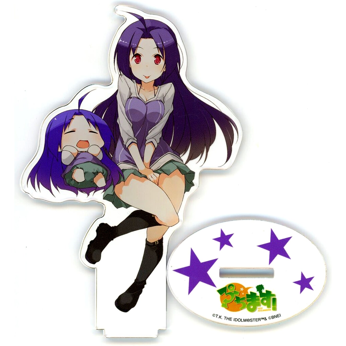 Azusa Miura & Miura-san A-1-6 Prize Choosable Acrylic Stand Kujibikido The Idolmaster Puchimas! Online Kuji [USED]