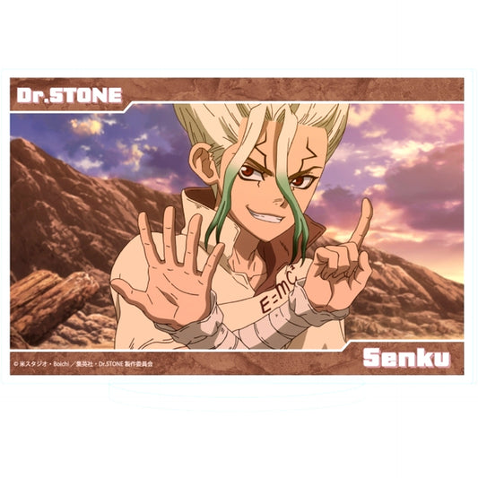 75. Senku Ishigami Scene Illustration Acrylic Stand Dr. Stone [USED]