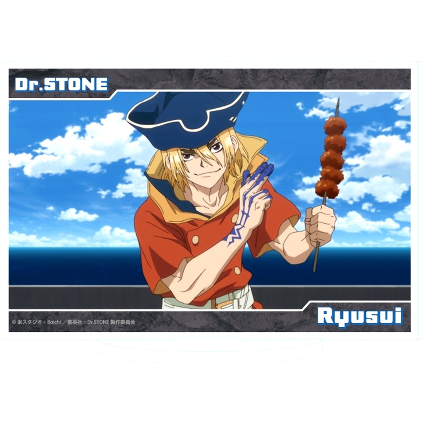 77. Ryusui Nanami Scene Illustration Acrylic Stand Dr.STONE [USED]