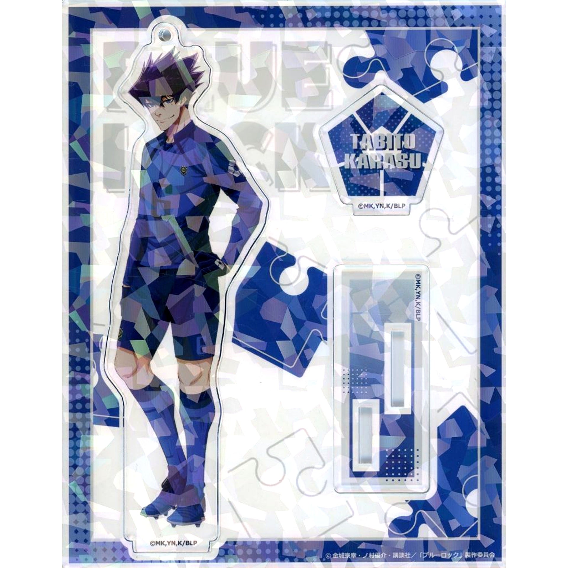 Tabito Karasu Hologram Acrylic Figure Blue Lock [USED]