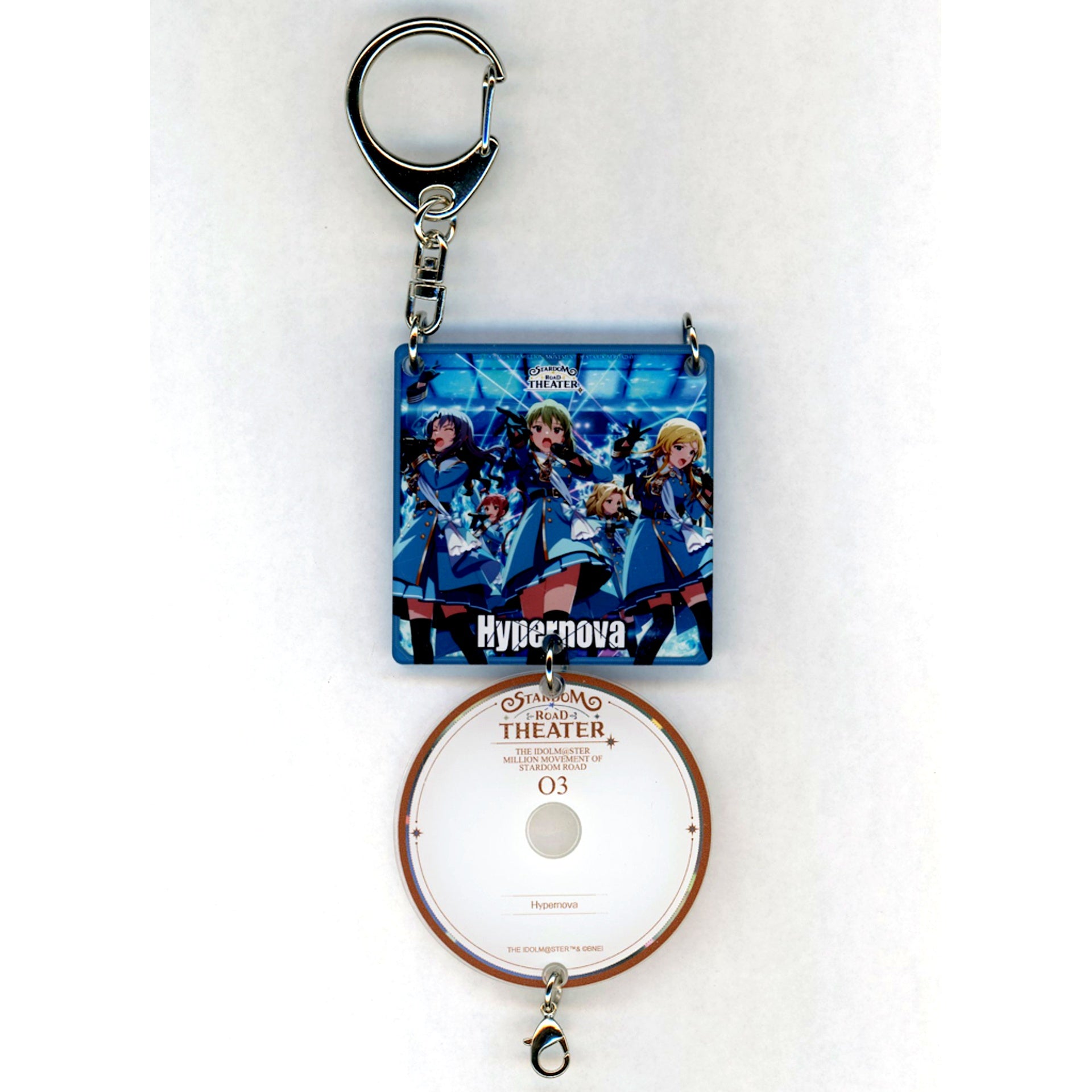 03. Hypernova The Idolm@ster Million Movement of Stardom Road Jacket Acrylic Keychain The Idolm@ster Million Live! [USED]