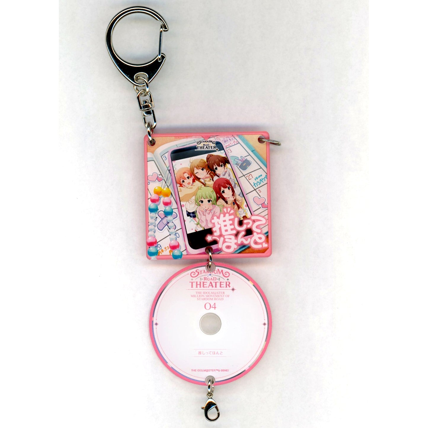 04. Oshi tte Honto The Idolm@ster Million Movement of Stardom Road Jacket Acrylic Keychain The Idolm@ster Million Live! [USED]