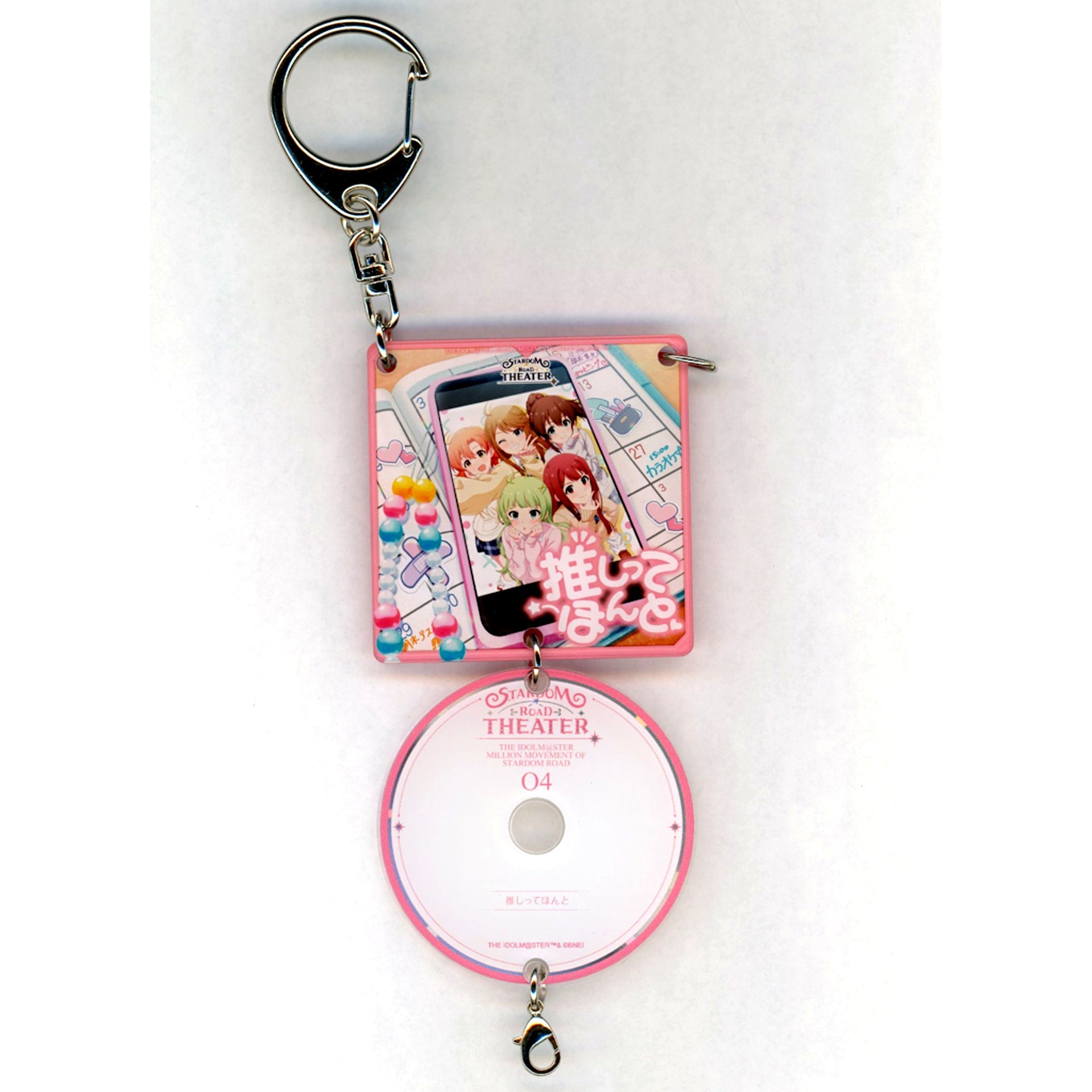 04. Oshi tte Honto The Idolm@ster Million Movement of Stardom Road Jacket Acrylic Keychain The Idolm@ster Million Live! [USED]