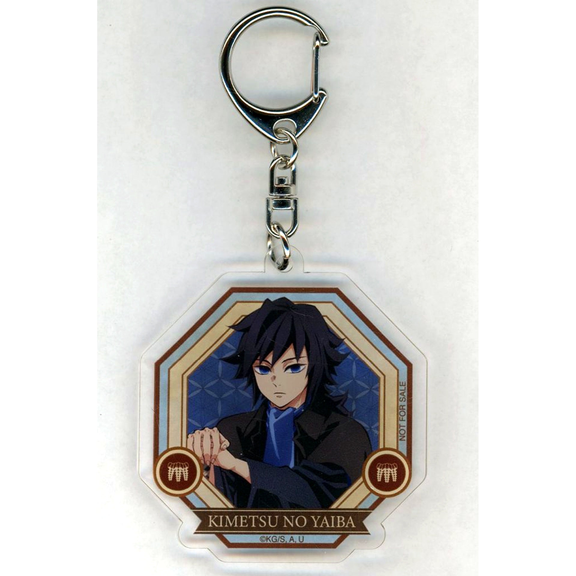 Giyu Tomioka Demon Slayer Non-scale Figure Acrylic Charm Aniplex Online Limited Purchase Bonus [USED]