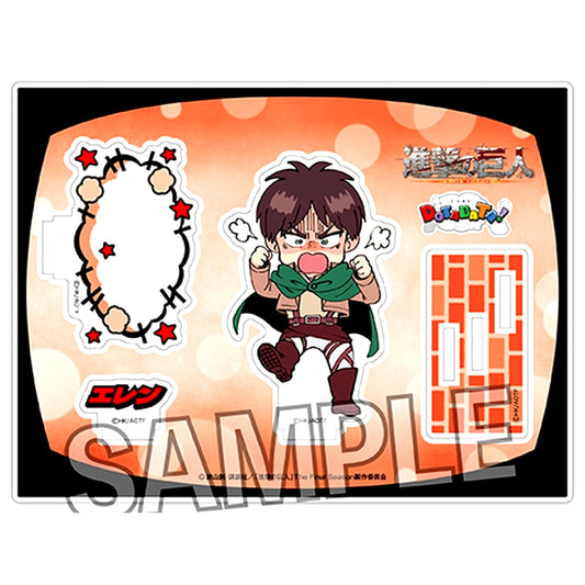 Eren Yeager Attack on Titan Dotabata! Acrylic Stand [USED]